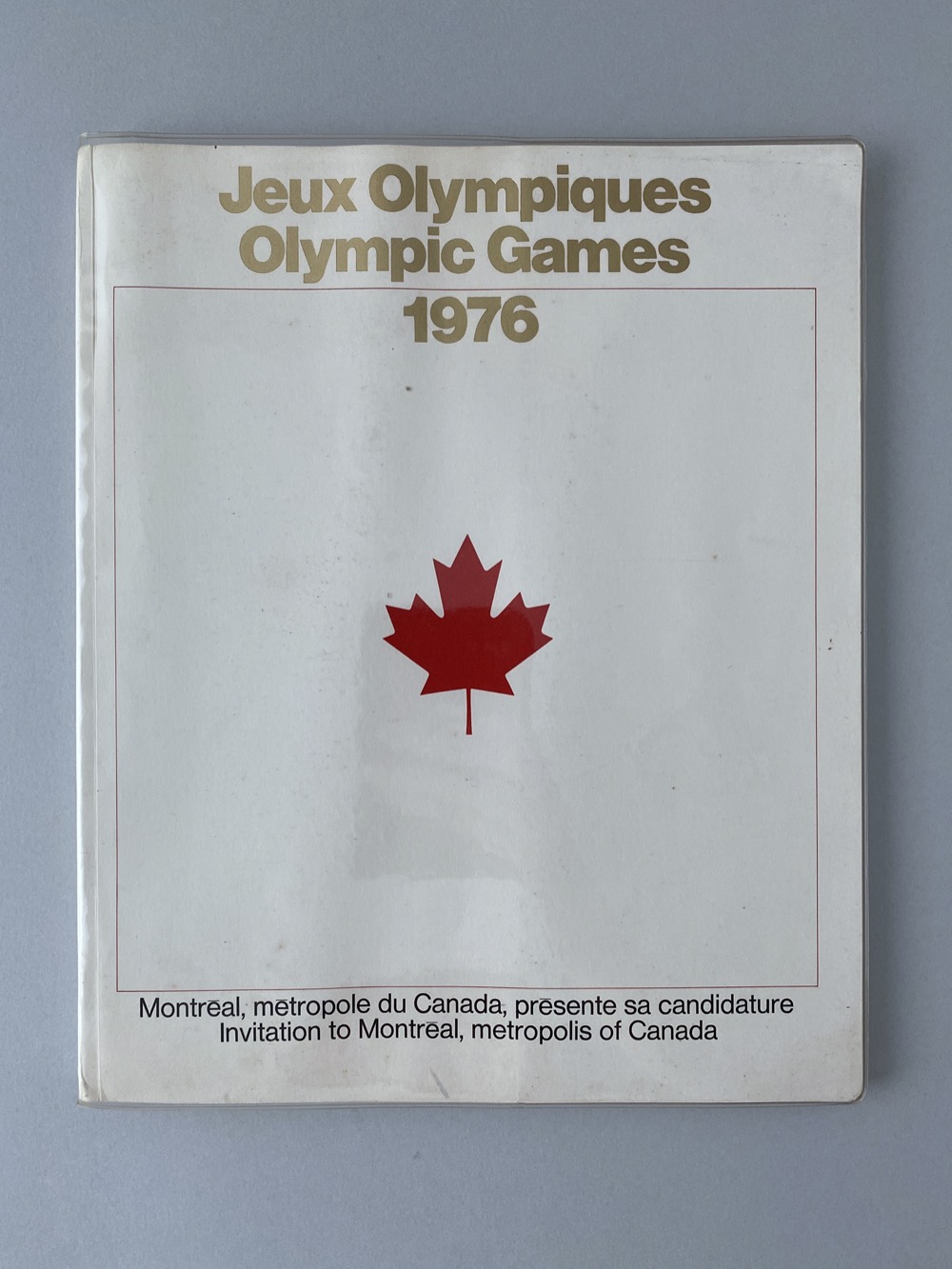 Montreal 1976 bid book