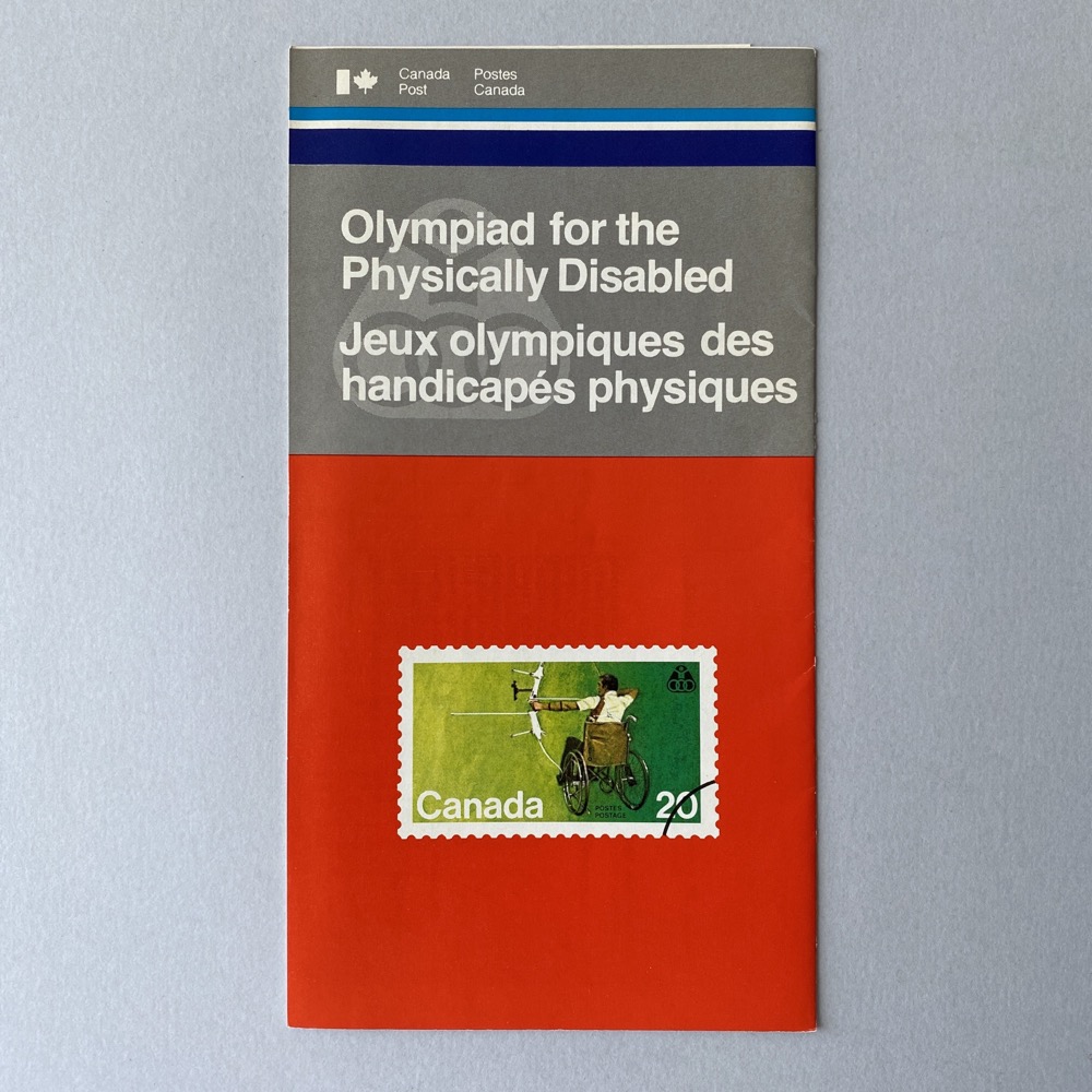 Commemorative stamp bulletin pamphlet - Olympiad for the Physically Disabled