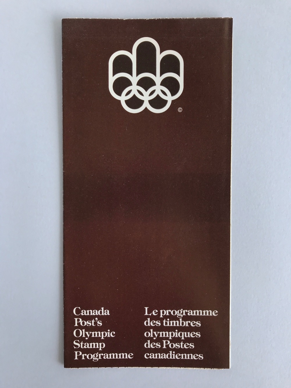 Olympic stamp program pamphlet