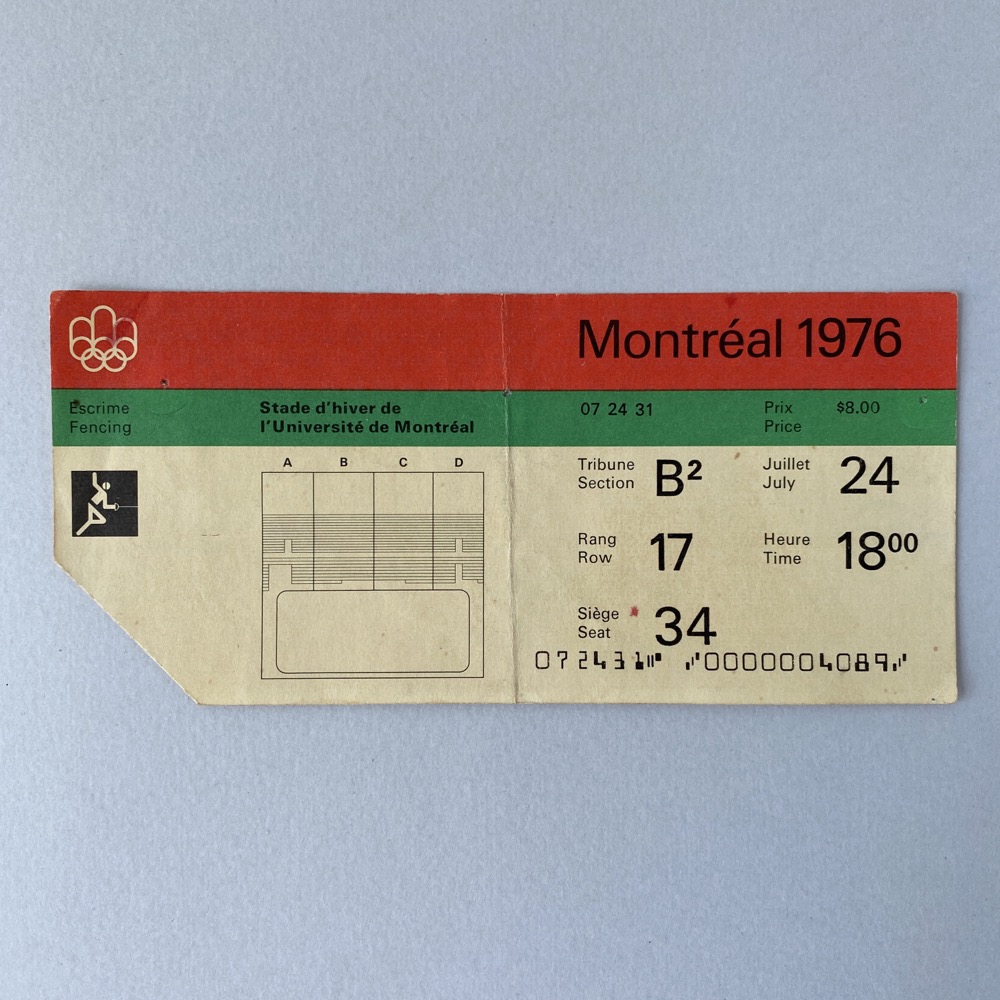 Fencing ticket