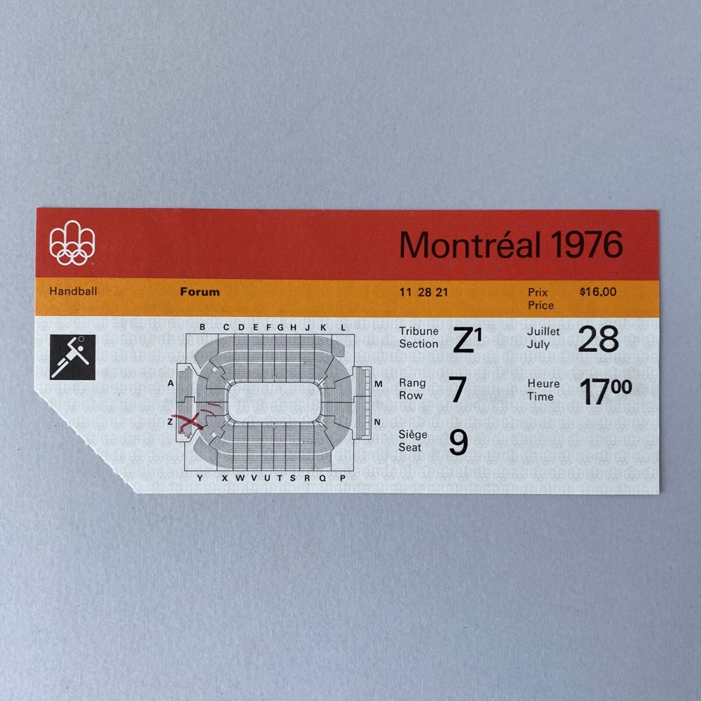Handball ticket